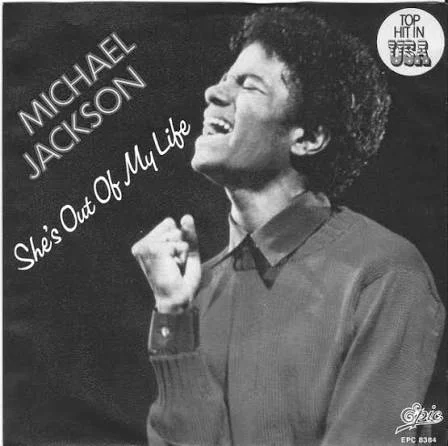 Michael Jackson She's Out of My Life cover art